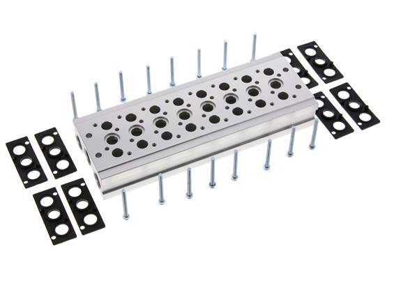 Colector 8 estaciones YPC SF2000 5/2 5/3 vías