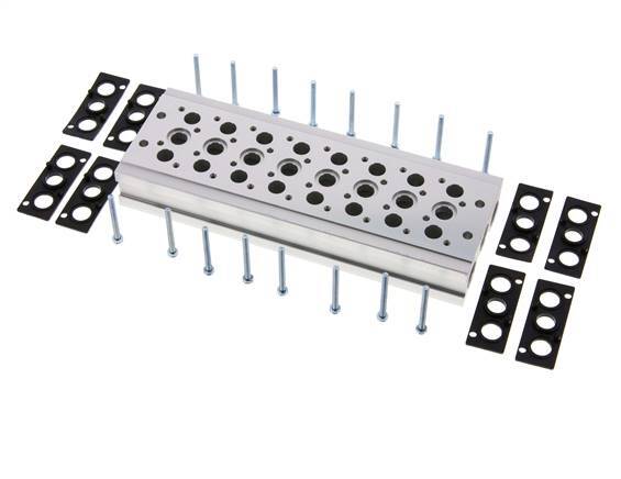 Colector 8 estaciones YPC SF2000 5/2 5/3 vías