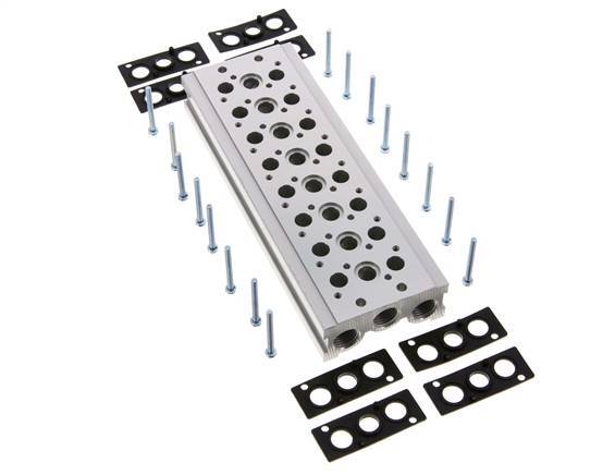 Colector 8 estaciones YPC SF2000 5/2 5/3 vías