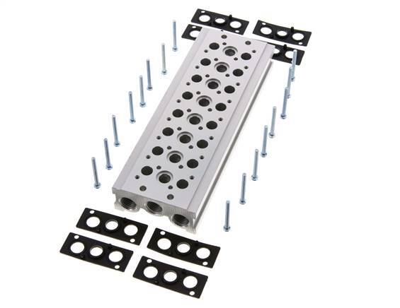 Colector 8 estaciones YPC SF2000 5/2 5/3 vías