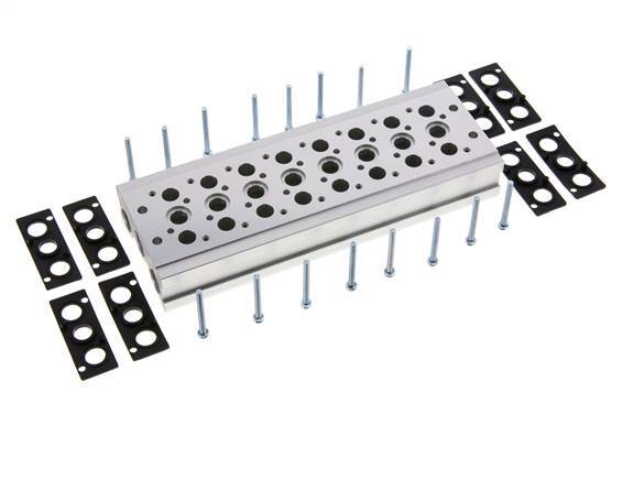 Colector 8 estaciones YPC SF2000 5/2 5/3 vías