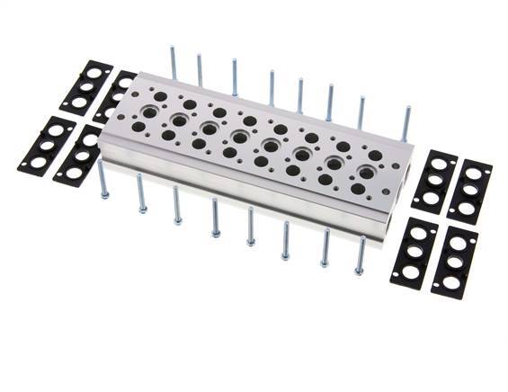 Colector 8 estaciones YPC SF2000 5/2 5/3 vías