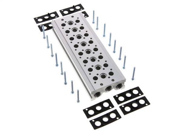 Colector 8 estaciones YPC SF2000 5/2 5/3 vías