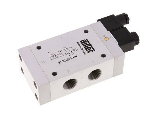 3/2 G1/2'' NC Solenoid Valve 12V DC 2-10bar/28-140psi Airtec