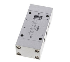 5/3 G1/8'' Válvula piloto de aire cerrada en el centro 0-8bar/0-112psi Airtec