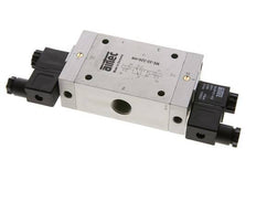 3/2 G1/2'' (G1/8'') Bistable Solenoid Valve External Pilot 12V DC 0-10bar/0-140psi Airtec