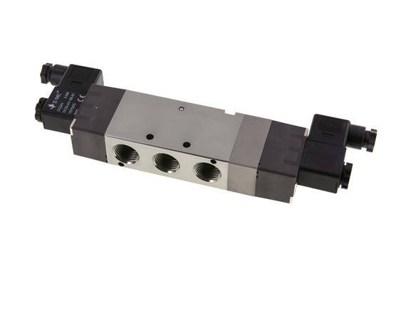válvula solenoide de centro de presión 5/3 G1/2'' 24V AC 1.5-8bar/21.0-112psi E.MC