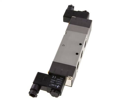 válvula solenoide de centro de presión 5/3 G1/2'' 24V AC 1.5-8bar/21.0-112psi E.MC