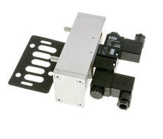 5/3 ISO 5599-3 Exhaust Center Solenoid Valve 24V DC 3-10bar/42-140psi Airtec