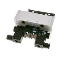 5/3 ISO 5599-3 Exhaust Center Solenoid Valve 24V DC 3-10bar/42-140psi Airtec