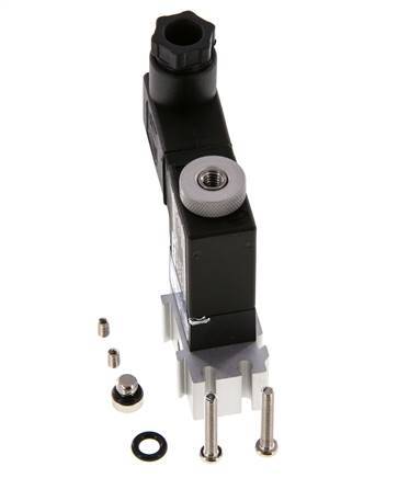 3/2 M5 NO Solenoid Valve 24V AC 0-8bar/0-112psi YPC