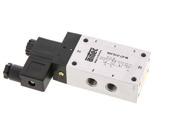 válvula solenoide 5/2 G1/4'' 230V AC 1.5-10bar/21.0-140psi Airtec