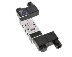 5/3 G1/8'' Exhaust Center Solenoid Valve 24V DC 3-10bar/42-140psi Airtec