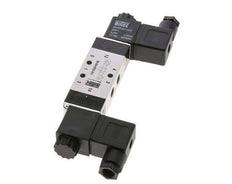5/3 G1/8'' Exhaust Center Solenoid Valve 24V DC 3-10bar/42-140psi Airtec