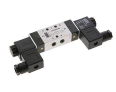 5/3 G1/8'' Exhaust Center Solenoid Valve 24V DC 3-10bar/42-140psi Airtec