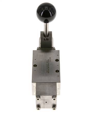 5/2 G1/4'' Hand Lever Valve Stainless Steel Detent -0.95-12bar/-13.2-168psi