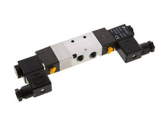 5/3 G1/4'' (G1/8'') Válvula solenoide central de escape 24V AC 1.5-8bar/21.0-112psi E.MC