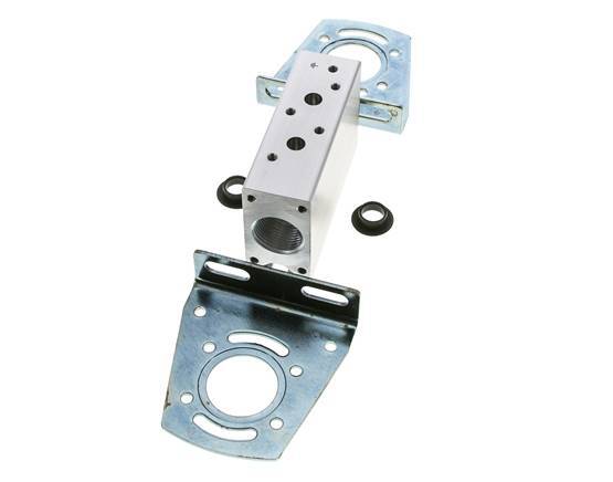 2xG3/4'' Manifold 2-Station Festo 8026338 VABM-B10-30-G34-2-P53