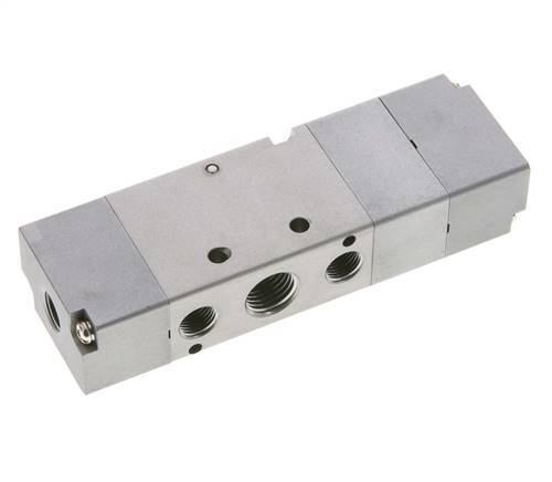 5/3 G1/4'' (G1/8'') Válvula piloto de aire cerrada por el centro 1,5-8bar/21,0-112psi E.MC