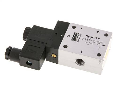 3/2 G1/4'' NC Solenoid Valve 115V AC 1.5-10bar/21.0-140psi Airtec