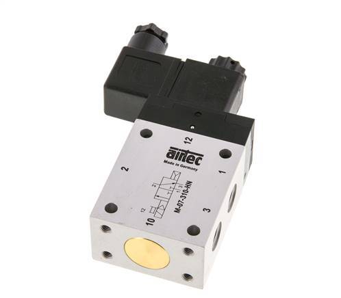 3/2 G1/4'' NC Solenoid Valve 115V AC 1.5-10bar/21.0-140psi Airtec