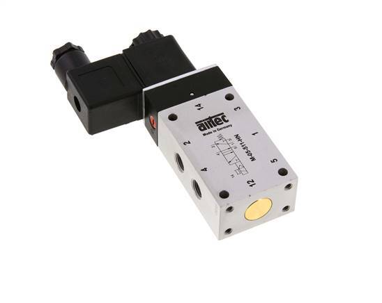 válvula solenoide 5/2 G1/8'' 24V AC 3-10bar/42-140psi Airtec