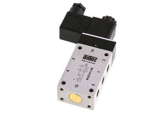 válvula solenoide 5/2 G1/8'' 24V AC 3-10bar/42-140psi Airtec