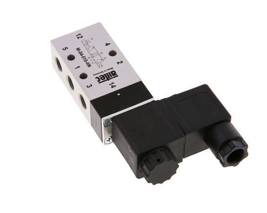 válvula solenoide 5/2 G1/8'' 24V DC 2.5-10bar/35.0-140psi Airtec