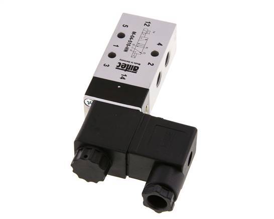 válvula solenoide 5/2 G1/8'' 24V DC 2.5-10bar/35.0-140psi Airtec