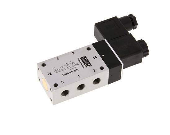 5/2 G1/8'' Solenoid Valve 12V DC 3-10bar/42-140psi Airtec