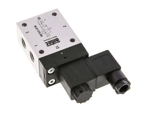 3/2 G1/4'' NO Solenoid Valve 115V AC 1.5-10bar/21.0-140psi Airtec