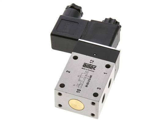 Válvula de solenoide 3/2 G1/8'' NO 24V DC 2-10bar/28-140psi Airtec