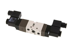 5/3 G1/4'' (G1/8'') Válvula solenoide de centro de presión 24V DC 2-10bar/28-140psi YPC