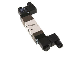 5/3 G1/4'' (G1/8'') Válvula solenoide de centro de presión 24V DC 2-10bar/28-140psi YPC
