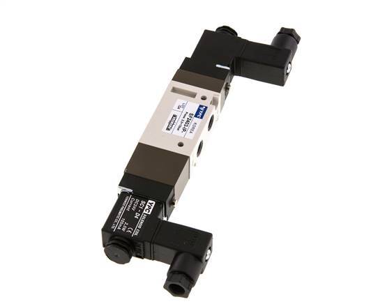 válvula solenoide central de escape 5/3 G1/8'' 12V DC 2-10bar/28-140psi YPC