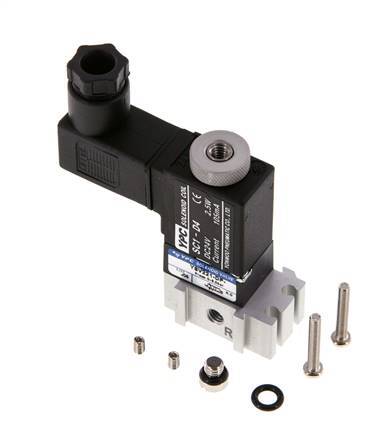 3/2 M5 NO Electroválvula 230V AC 0-8bar/0-112psi YPC