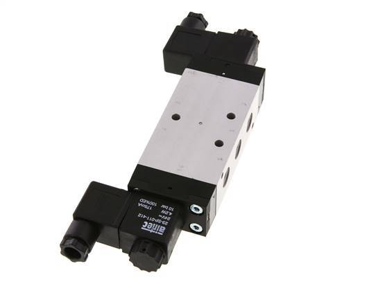 válvula solenoide central de escape 5/3 G1/4'' 24V AC 3-10bar/42-140psi Airtec