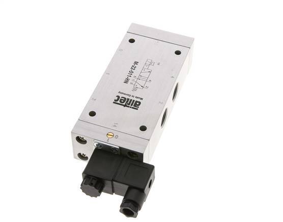 válvula solenoide 5/2 G1/2'' 24V DC 2-10bar/28-140psi Airtec