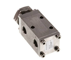 válvula de vástago universal 3/2 G1/4'' Acero inoxidable -0,95-12bar/-13,2-168psi