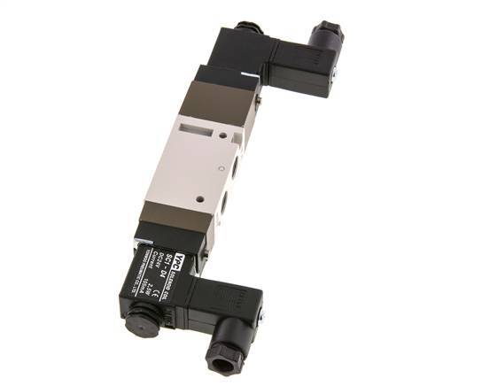 válvula solenoide de centro de presión 5/3 G1/8'' 12V DC 2-10bar/28-140psi YPC