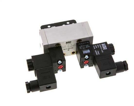 5/2 ISO 5599-1 Bistable Solenoid Valve 115V AC 2-10bar/28-140psi Airtec