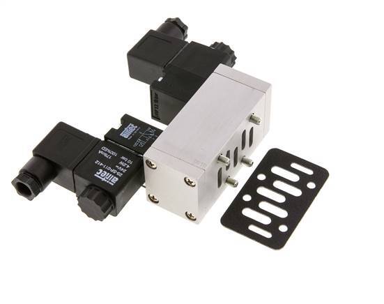 5/2 ISO 5599-1 Bistable Solenoid Valve 115V AC 2-10bar/28-140psi Airtec