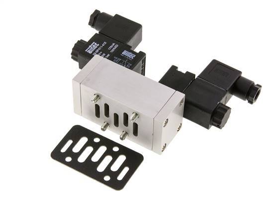 5/2 ISO 5599-1 Bistable Solenoid Valve 115V AC 2-10bar/28-140psi Airtec