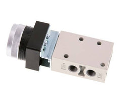 3/2 G1/8'' Válvula de botón negro 0-8bar/0-112psi YPC