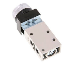 3/2 G1/8'' Válvula de botón negro 0-8bar/0-112psi YPC