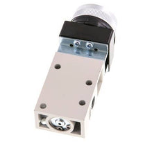 3/2 G1/8'' Válvula de botón negro 0-8bar/0-112psi YPC