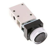 3/2 G1/8'' Válvula de botón negro 0-8bar/0-112psi YPC