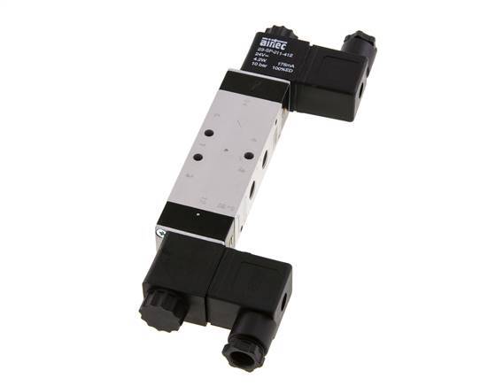 5/3 G1/8'' Exhaust Center Solenoid Valve 115V AC 3-10bar/42-140psi Airtec