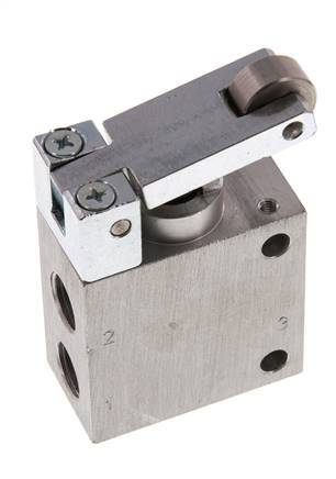 válvula universal de palanca de rodillo 3/2 G1/4'' Heavy Duty -0,95-10bar/-13,2-140psi