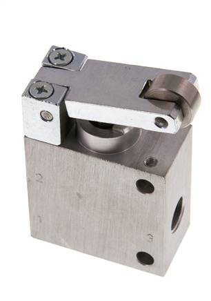 válvula universal de palanca de rodillo 3/2 G1/4'' Heavy Duty -0,95-10bar/-13,2-140psi